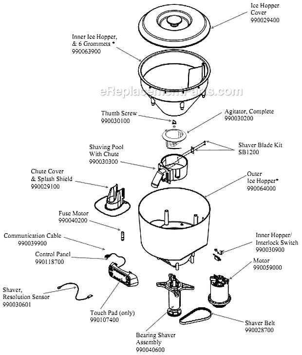 hamilton beach blender parts diagram