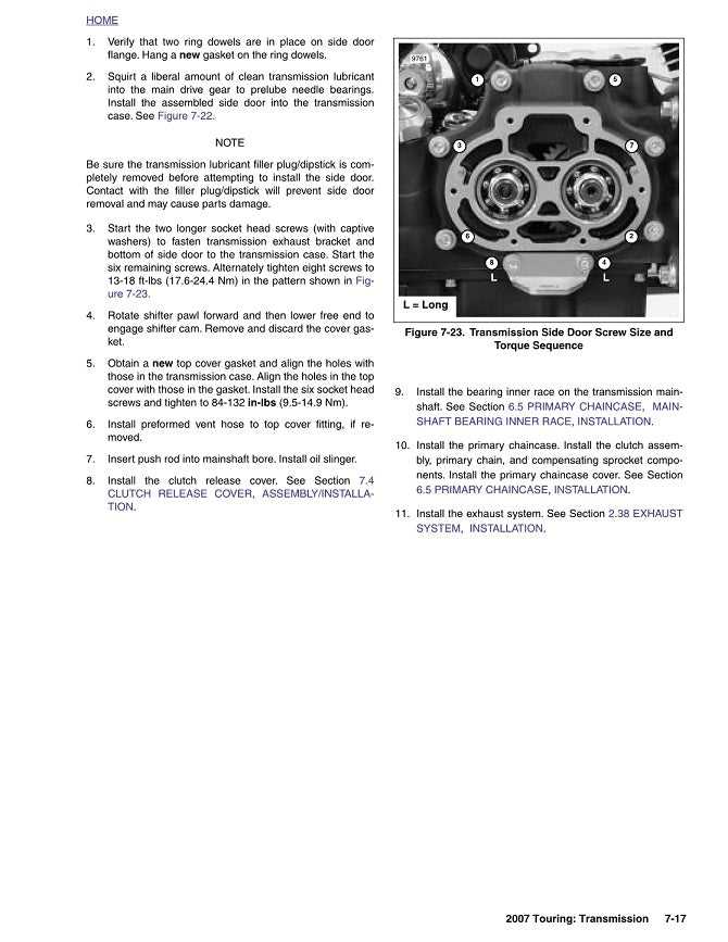 harley 4 speed transmission parts diagram