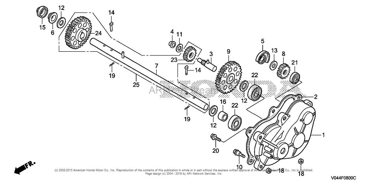 honda hs724 parts diagram