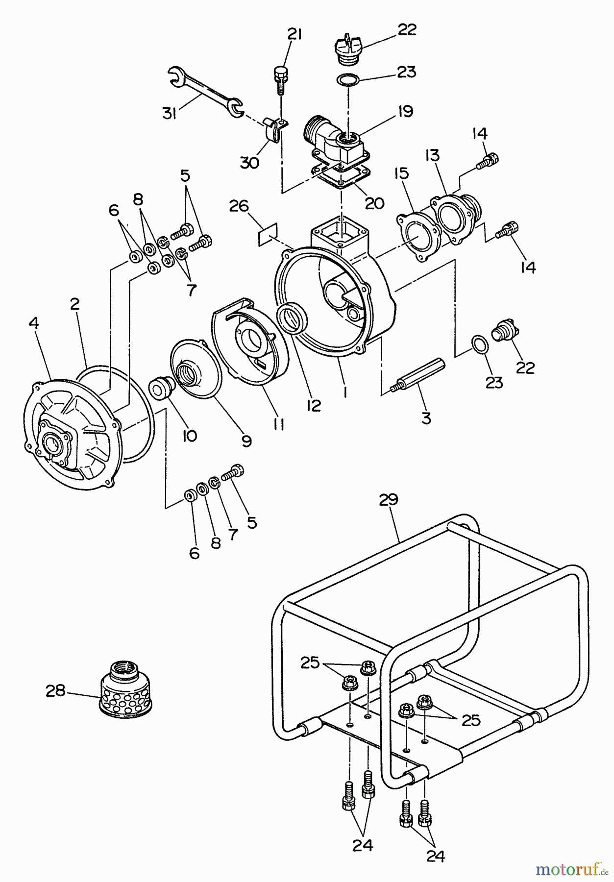 honda wt30x trash pump parts diagram