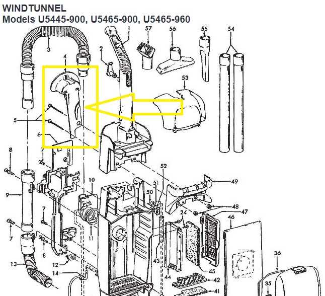 hoover vacuum parts diagram