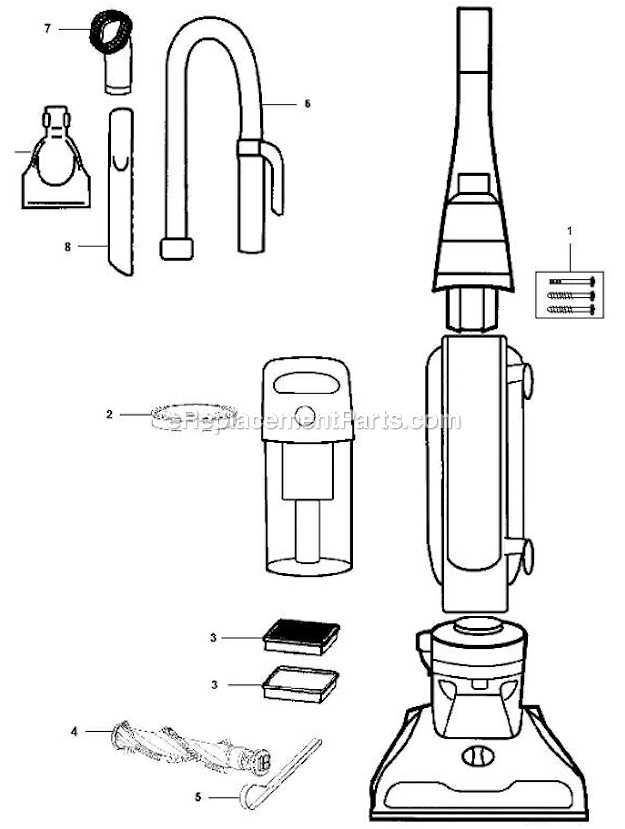 hoover vacuum parts diagram