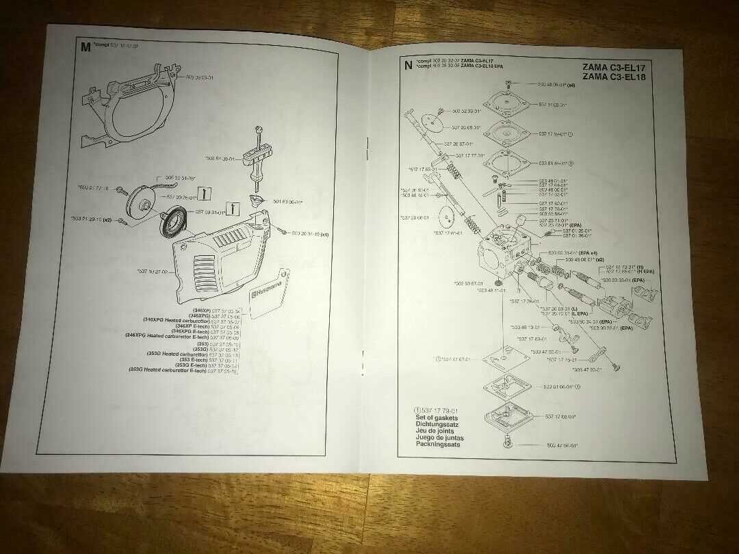 husqvarna 346xp parts diagram