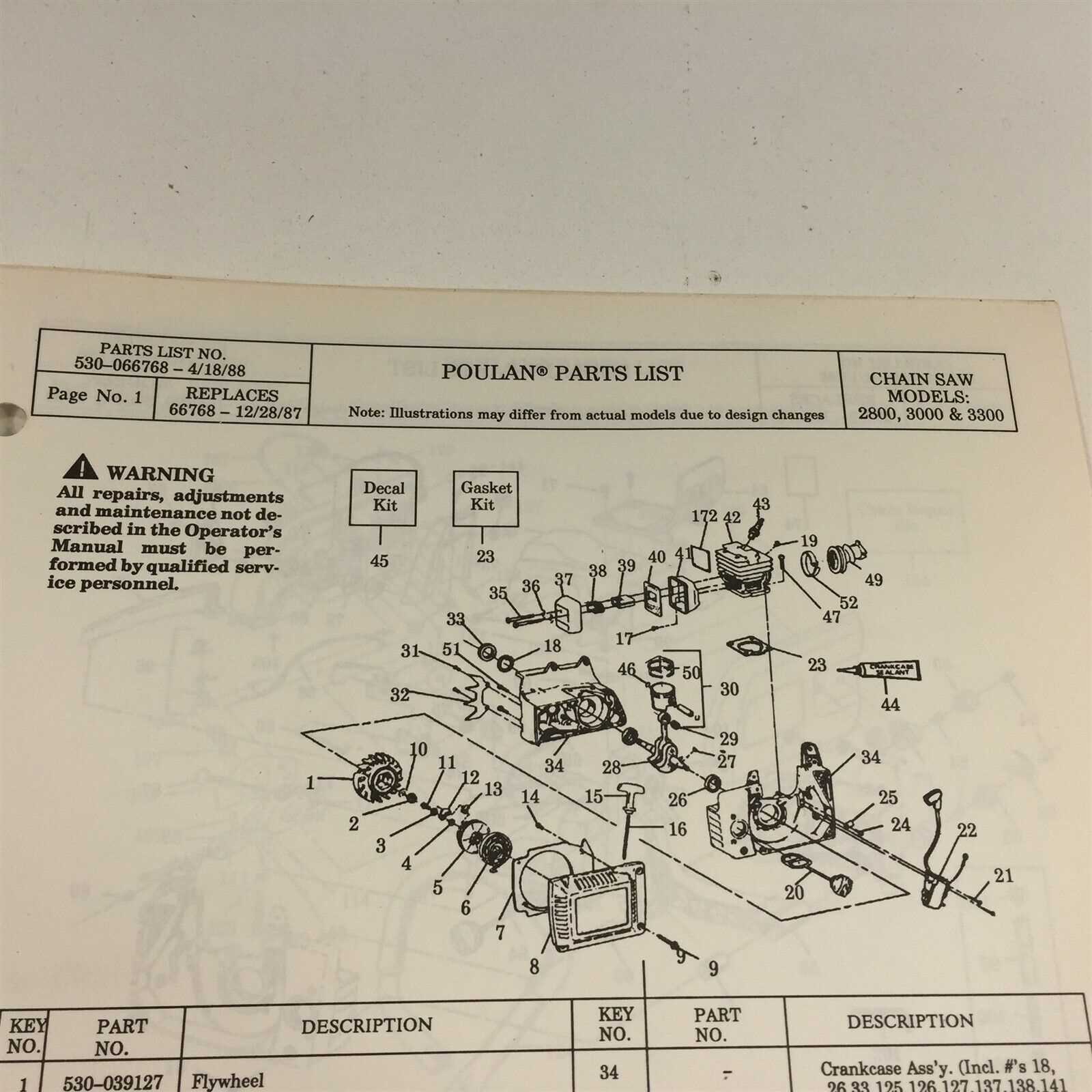 husqvarna 55 chainsaw parts diagram