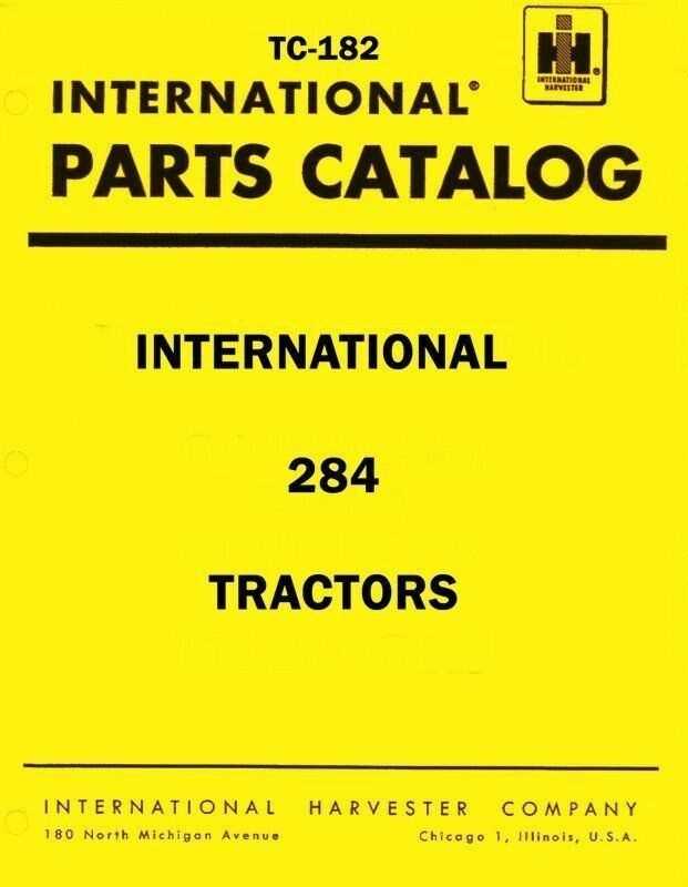 international 284 parts diagram