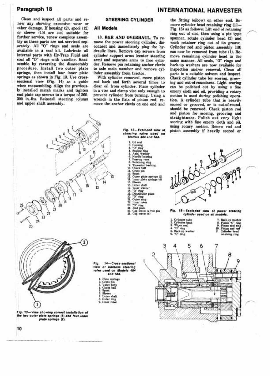 international 574 parts diagram