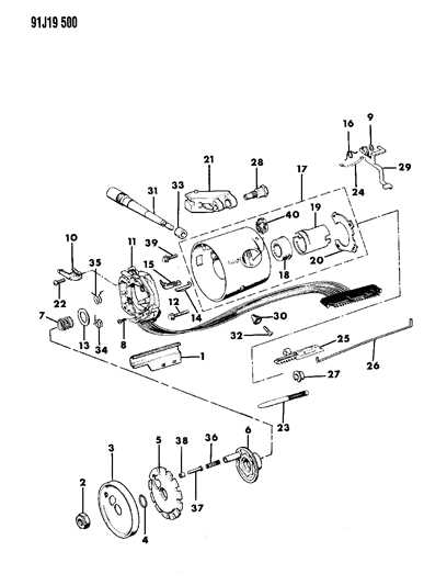 jeep wrangler jk steering parts diagram