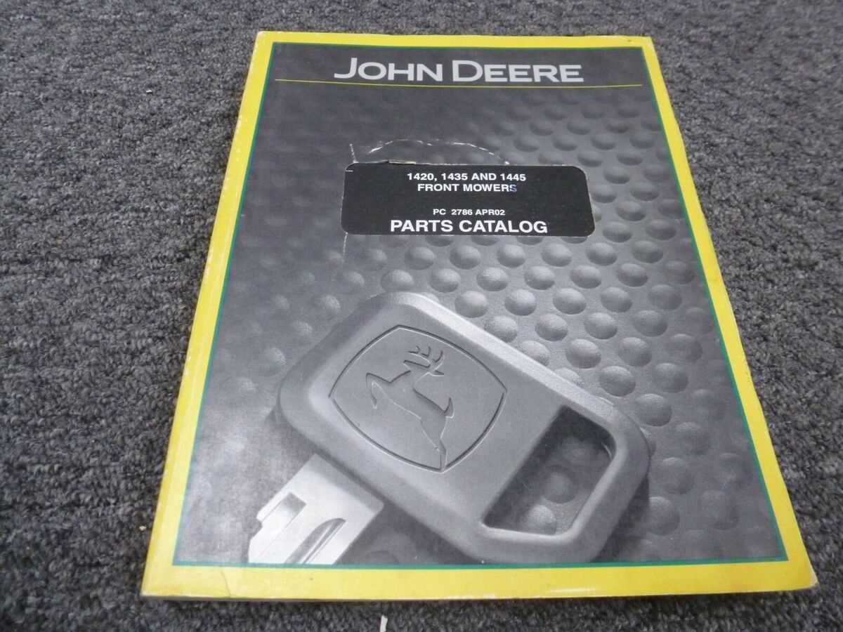 john deere 1435 parts diagram