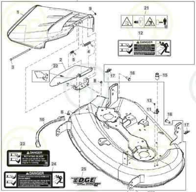 john deere 42 deck parts diagram