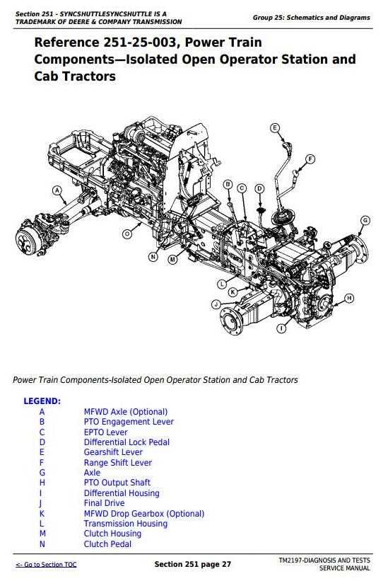 john deere 5425 parts diagram