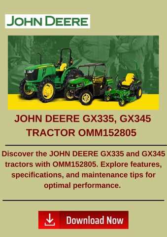 john deere gx335 parts diagram