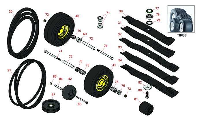 john deere z925m parts diagram