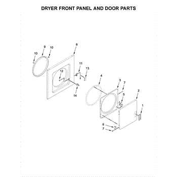 kenmore dryer 110 parts diagram