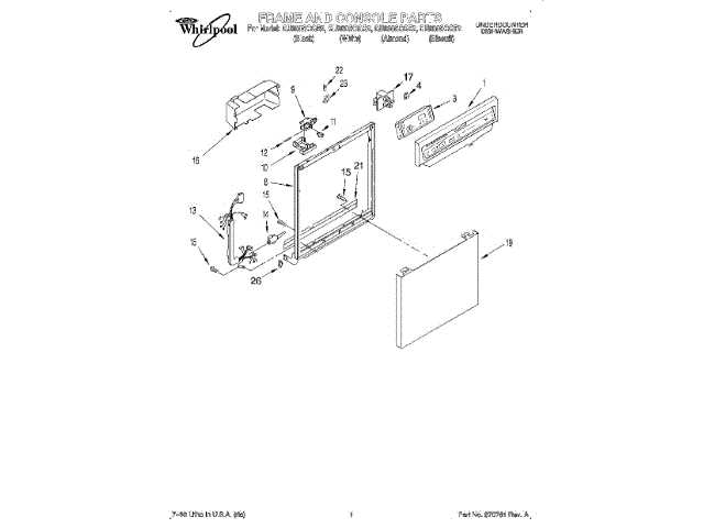 kitchenaid kuds24se parts diagram