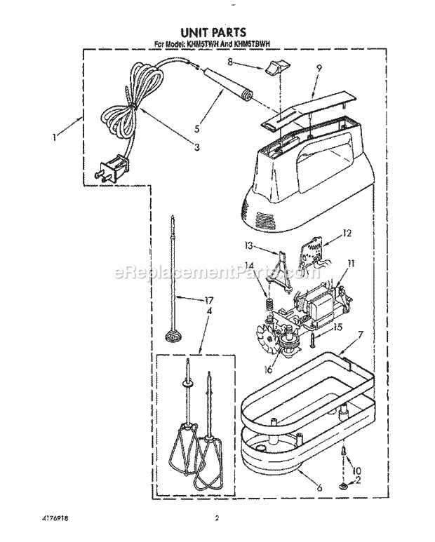 kitchenaid professional 600 parts diagram