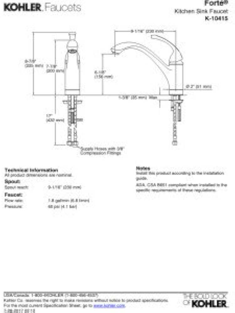 kohler k 10433 parts diagram