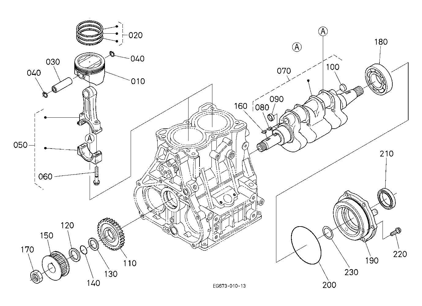 kubota engine parts diagram