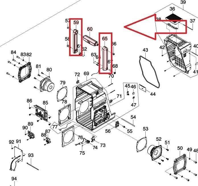 makita jr3051t parts diagram