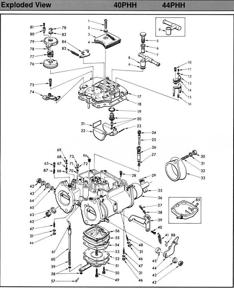 mikuni carb parts diagram