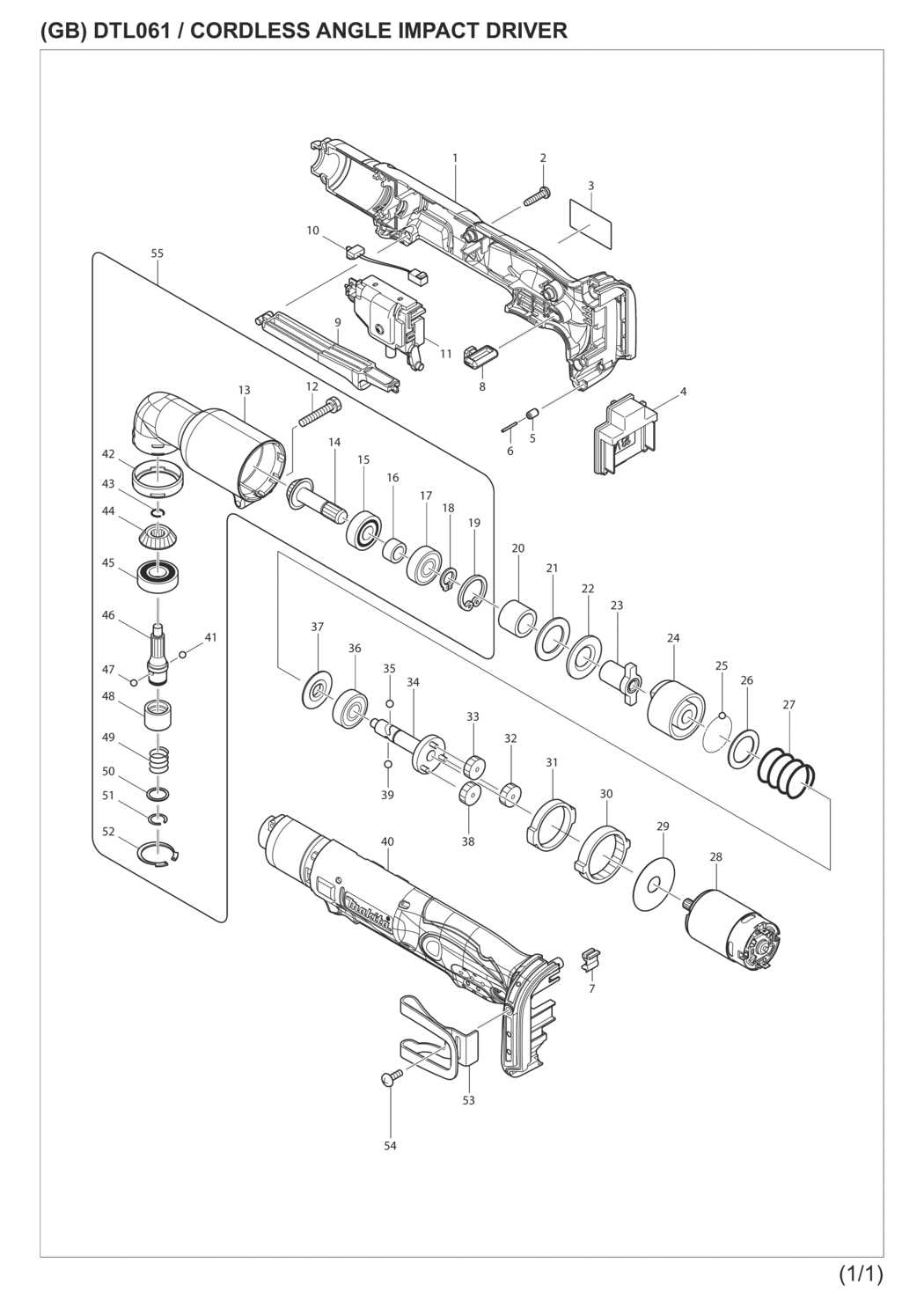 milwaukee m18 impact driver parts diagram