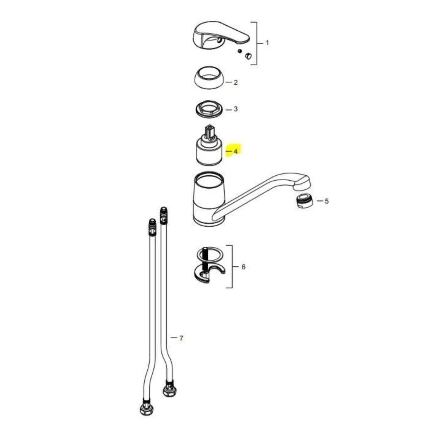 moen 7100 parts diagram