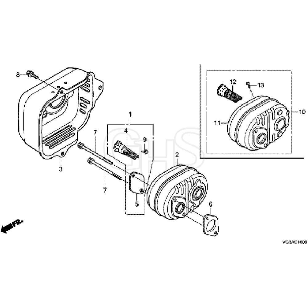 muffler diagram parts