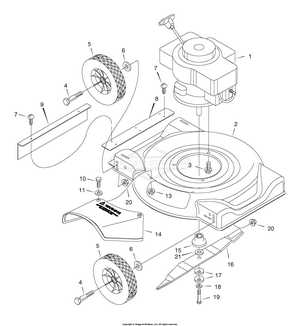 murray lawn mower parts diagram