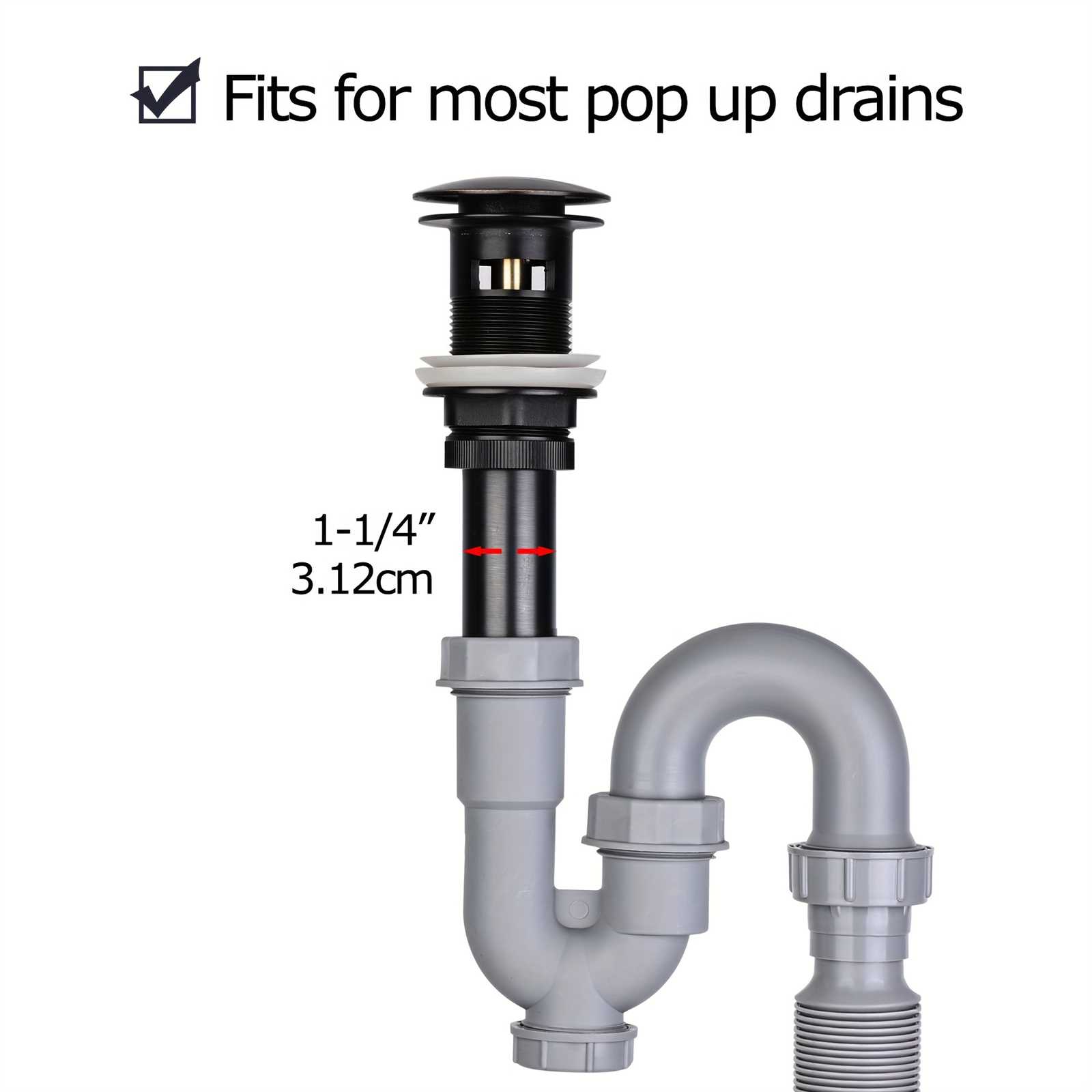 parts of a sink drain diagram