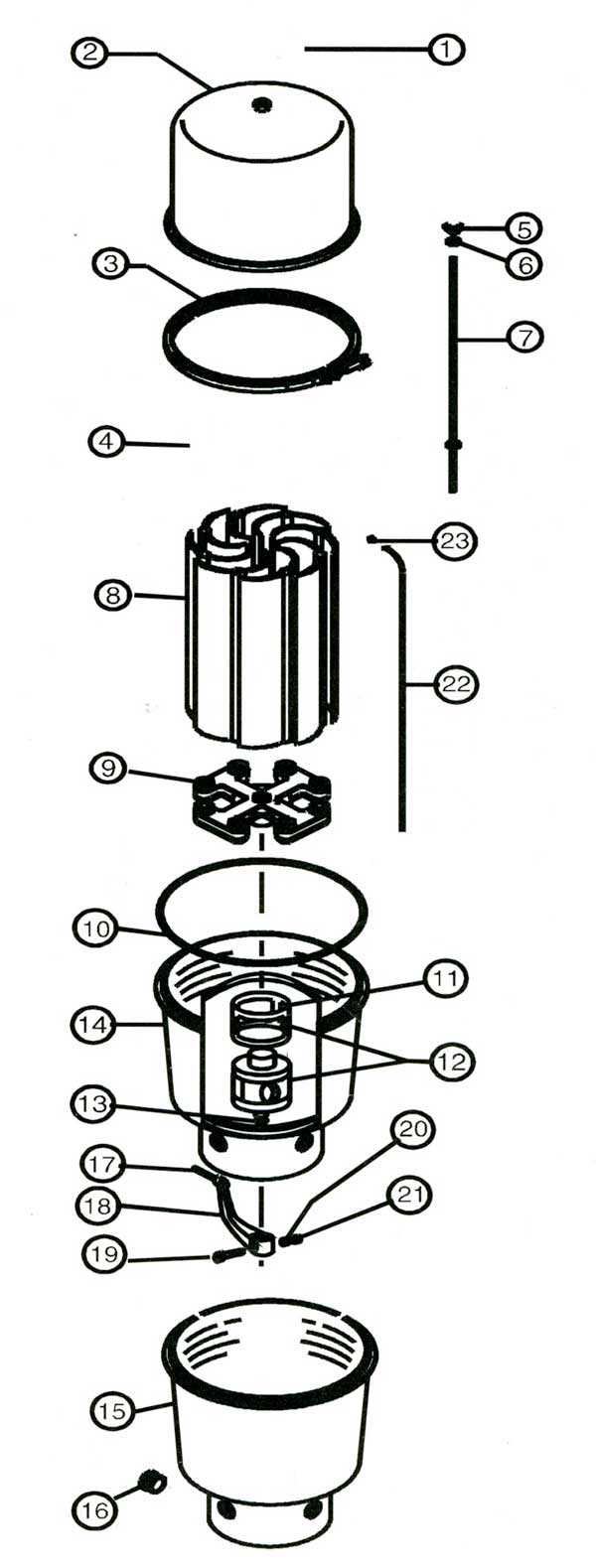 pentair filter parts diagram