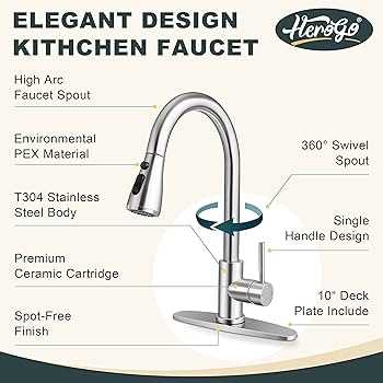 rv kitchen faucet parts diagram