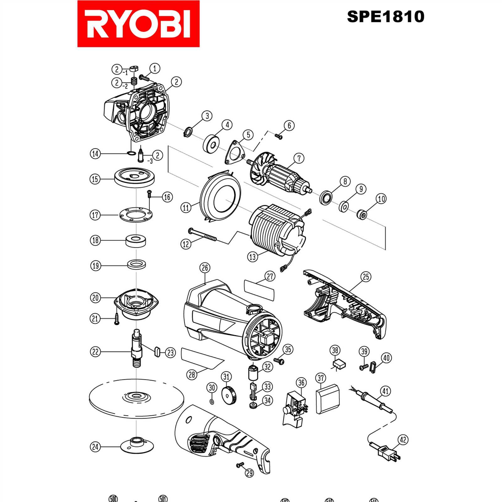 ryobi tss103 parts diagram