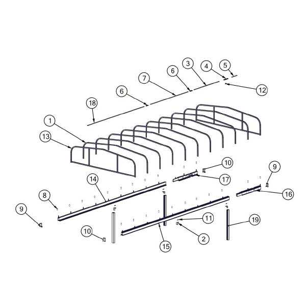 shore station boat lift parts diagram