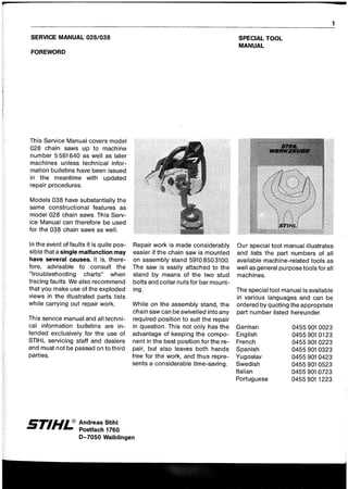 stihl 038 parts diagram pdf