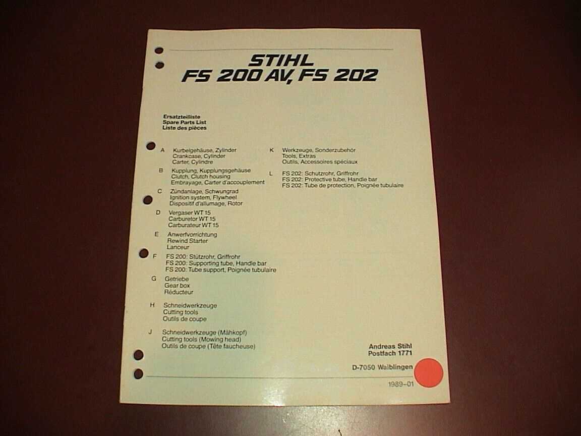 stihl fs 90 av parts diagram