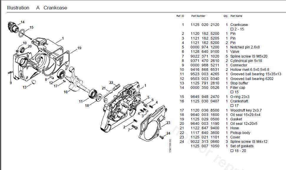 stihl ms 440 magnum parts diagram