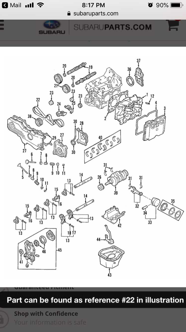 subaru outback parts diagram