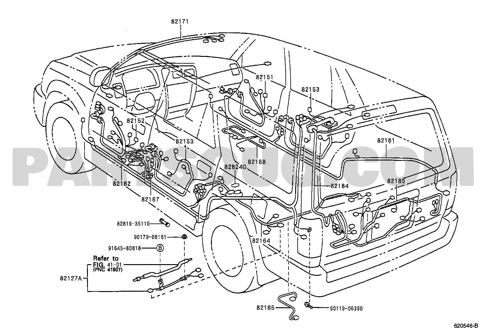 toyota parts diagram 4runner