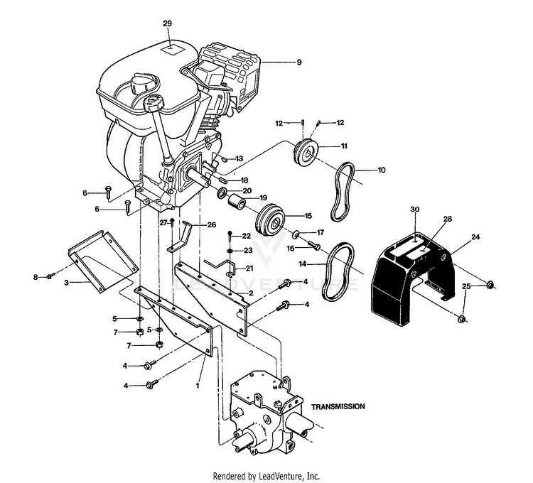 troy bilt horse parts diagram