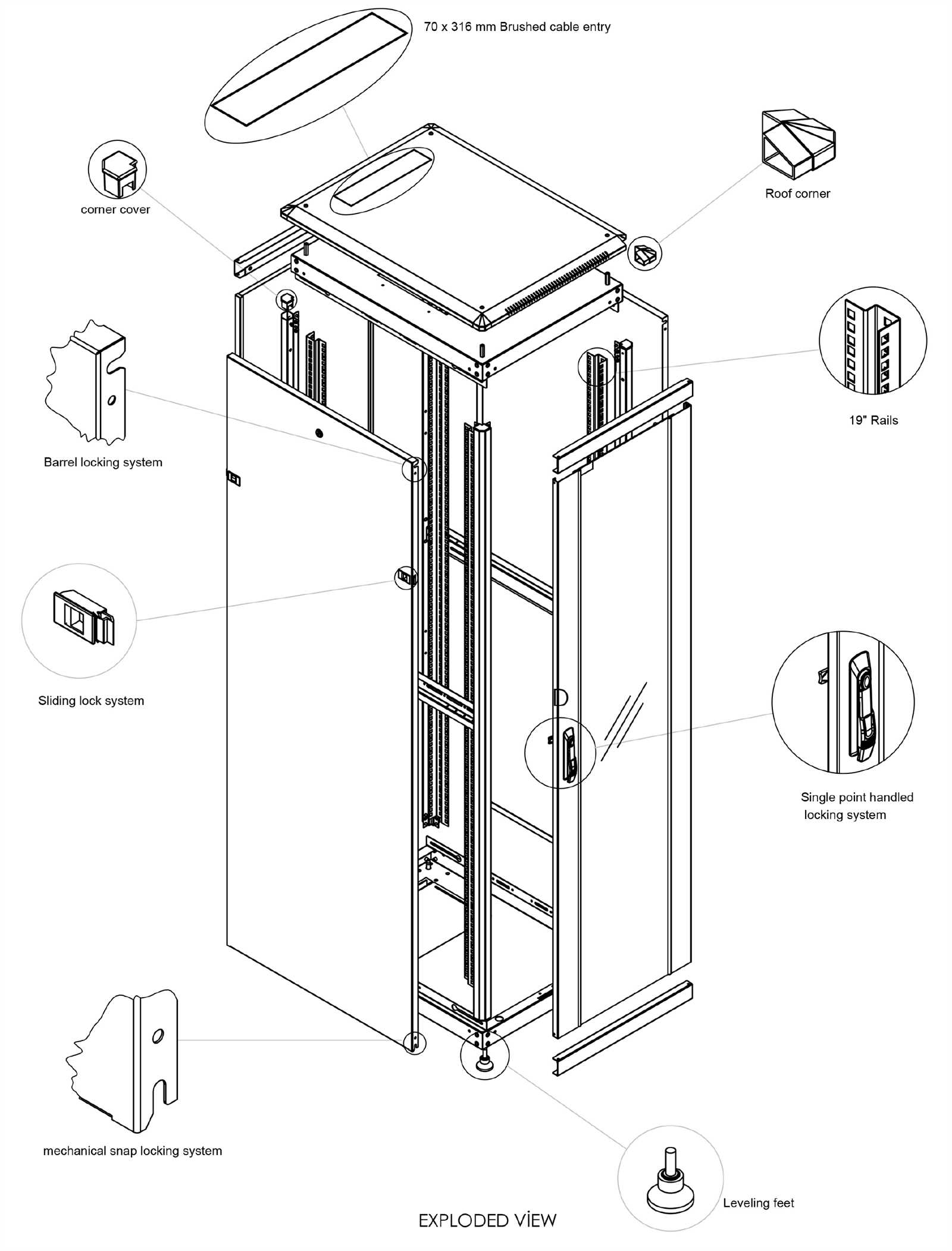 upright freezer parts diagram
