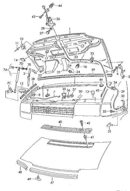 vw t4 parts diagrams