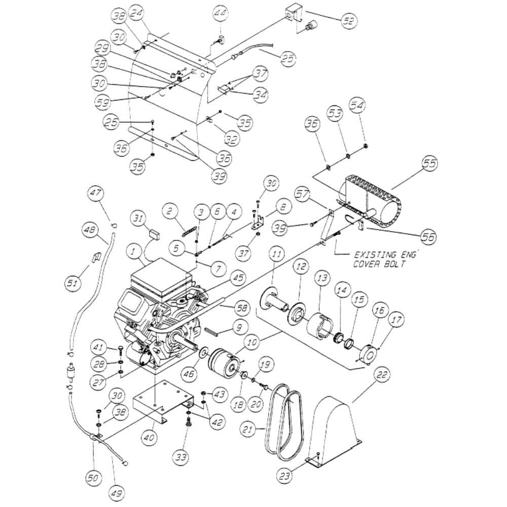 whiteman power trowel   parts diagram