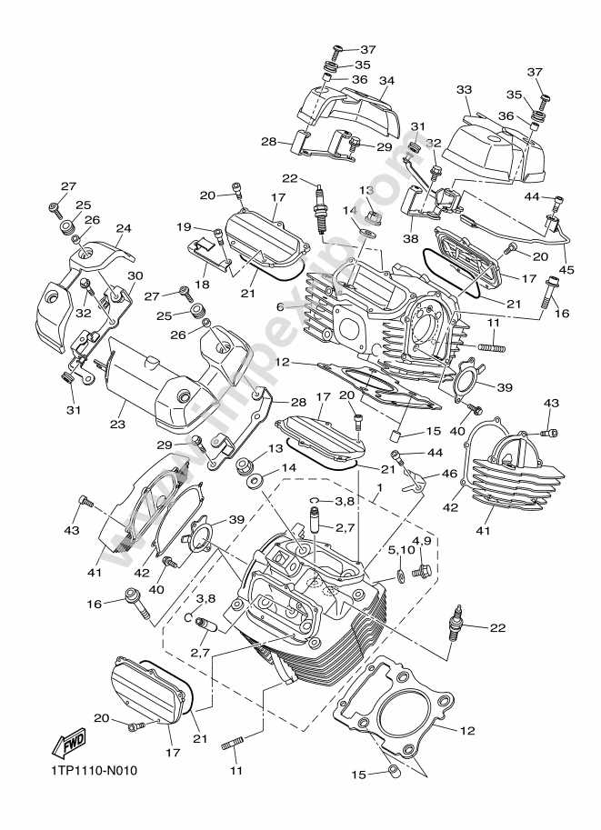 yamaha bolt parts diagram