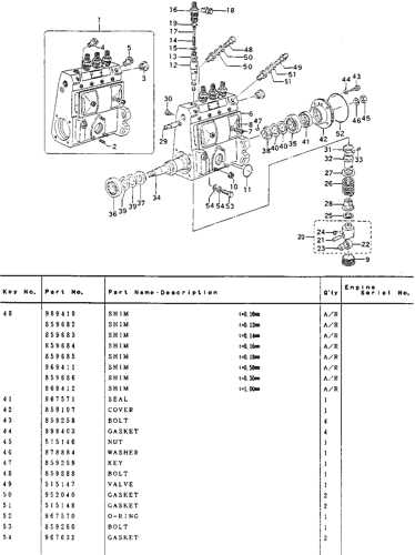 zexel injection pump parts diagram