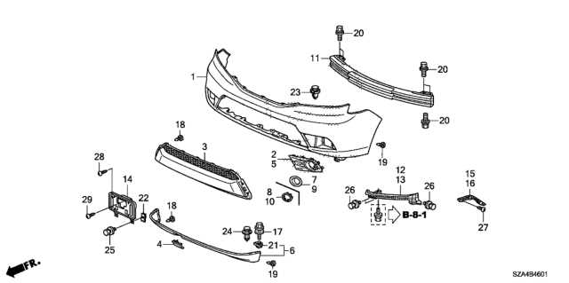 2015 honda pilot parts diagram