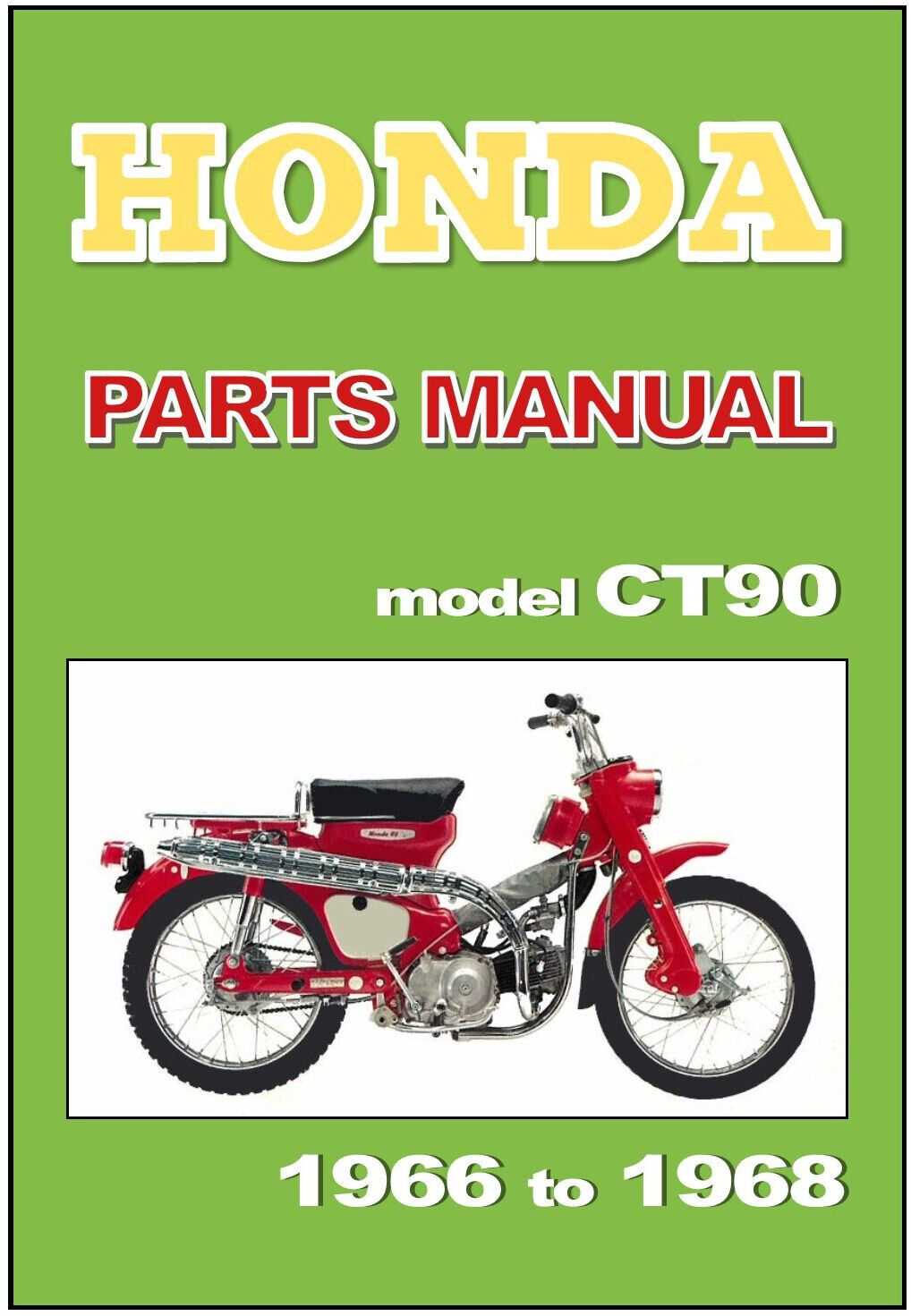 1972 honda ct90 parts diagram