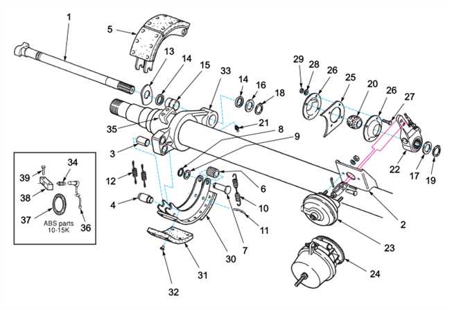 air brake parts diagram