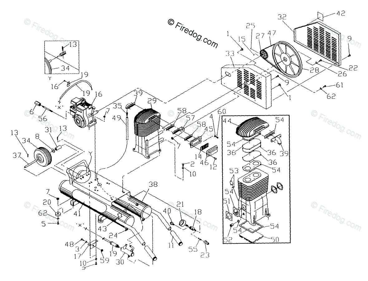 air compressor parts diagram