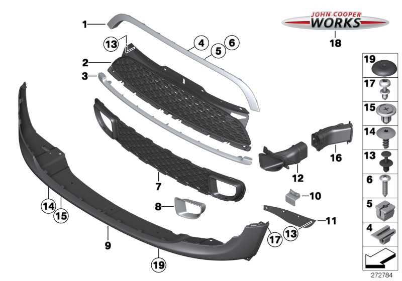 bmw mini parts diagram