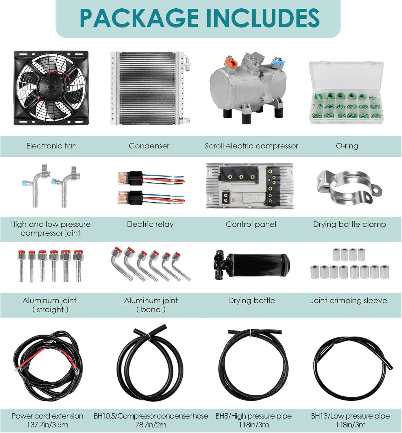 auto air conditioner parts diagram
