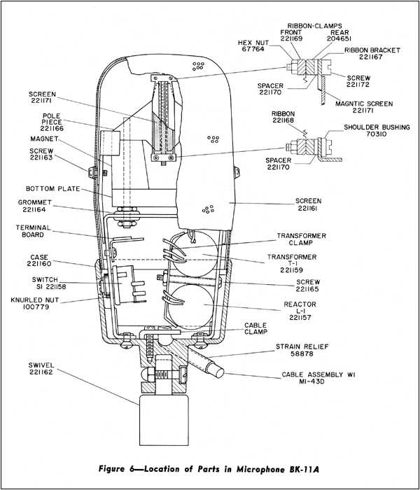 microphone parts diagram